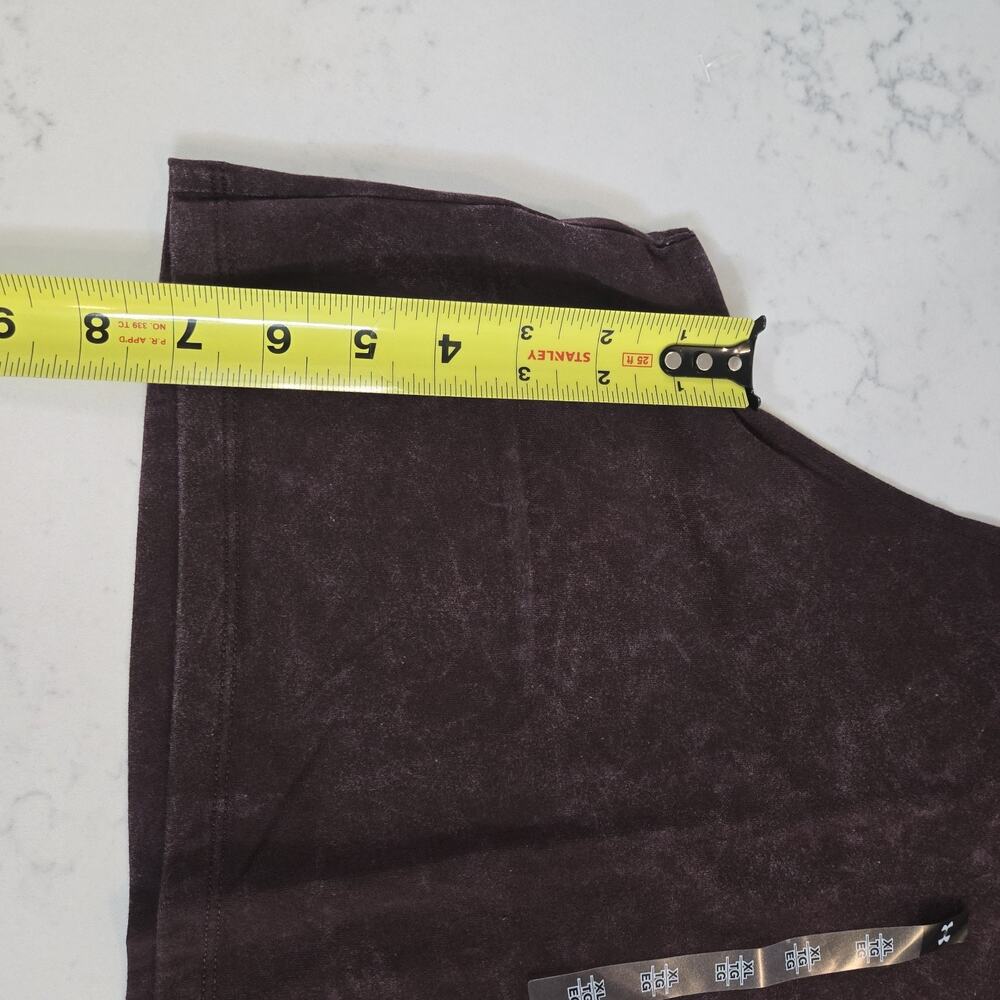 Under Armour Women XL UA Wash Crop Tank Mineral Wash Loose Fit NWT - Picture 10 of 13